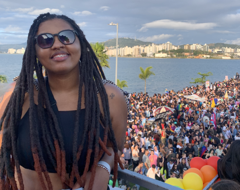 Conheça quem enfrentou horas de viagem para estar na Parada LGBTI+ de Floripa