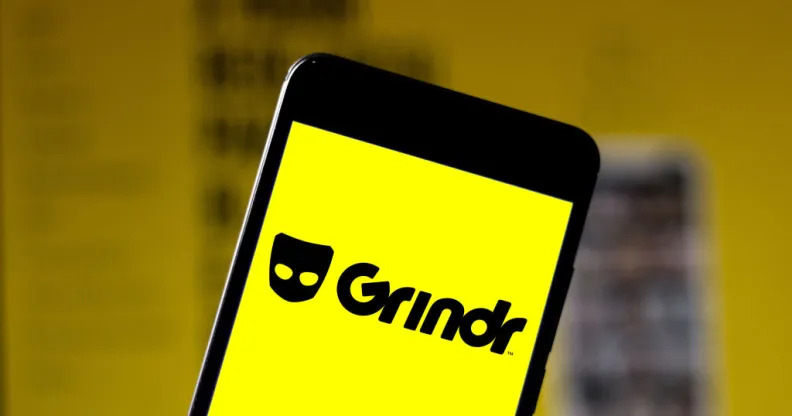 Tela do aplicativo Grindr