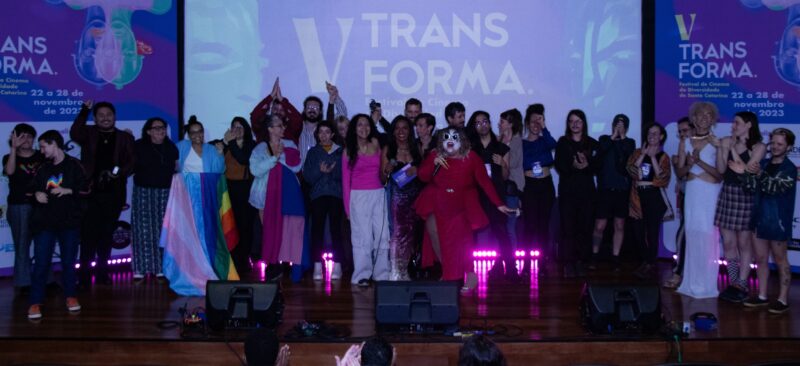 Equipe do V Transforma Festival de Cinema LGBT de Santa Catarina