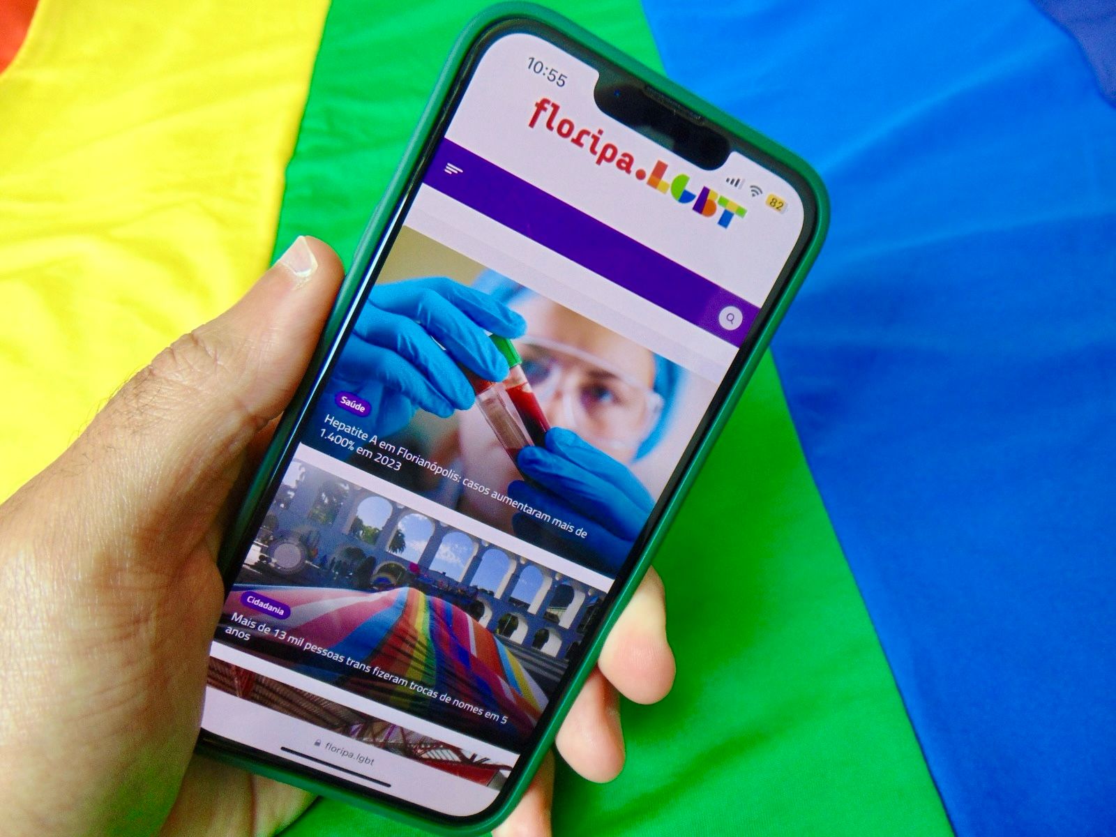 Receba notícias sobre a comunidade LGBT+ de Florianópolis no seu WhatsApp