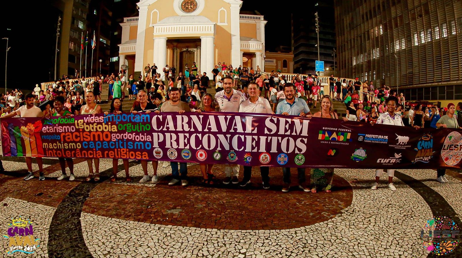 Liga das Escolas de Samba de Florianópolis lança a campanha 'Carnaval sem Preconceitos'