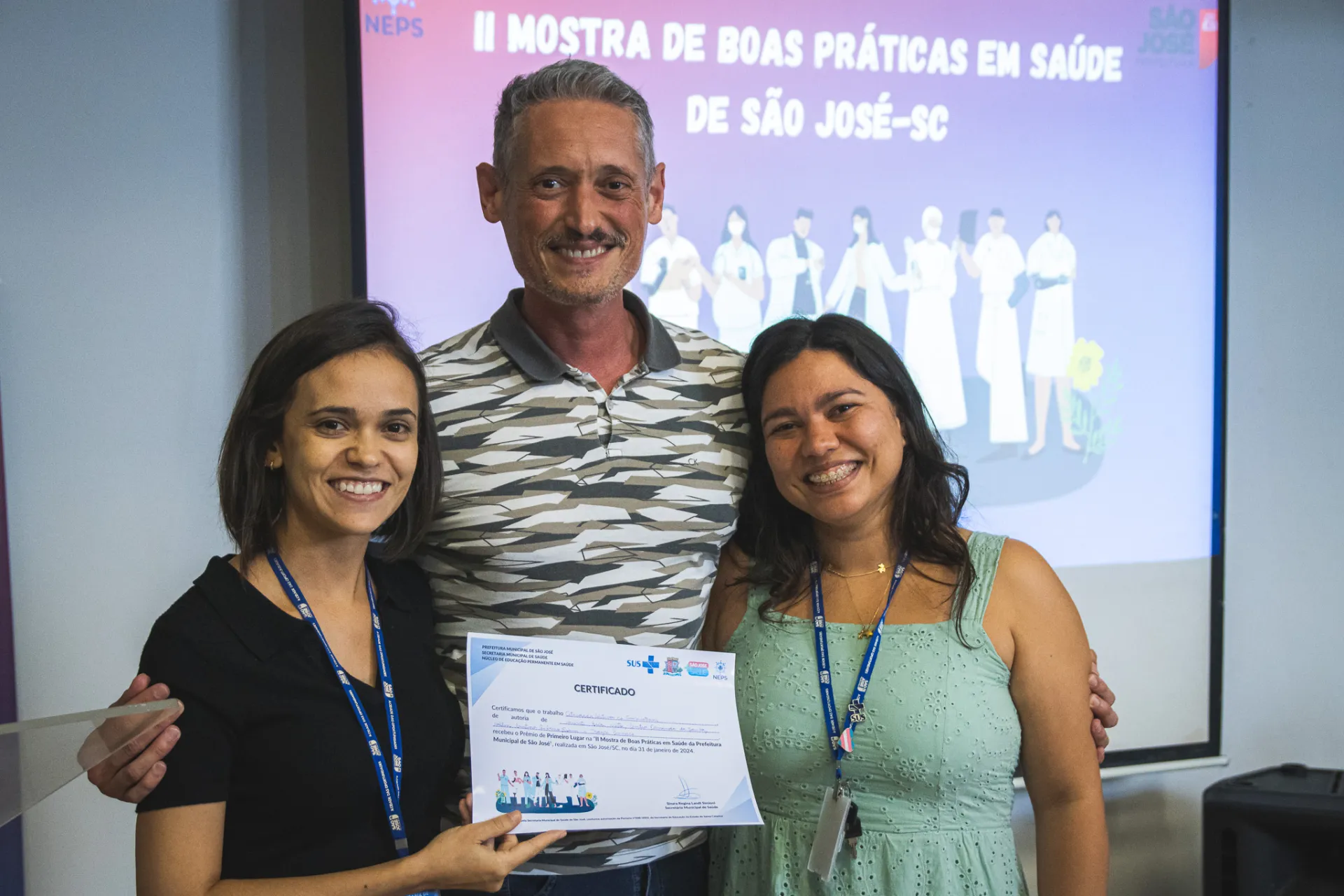 Ambulatório Trans recebe prêmio de boas práticas em saúde de São José