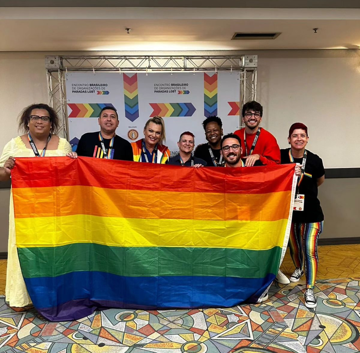 Organização da Parada LGBT+ de Floripa participa do 5º Encontro Nacional de Paradas