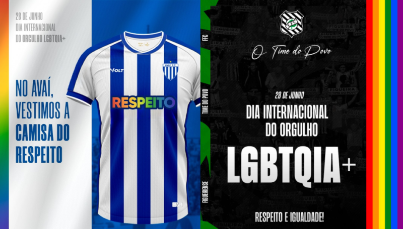 Avaí e Figueirense são alvos de ataques em posts sobre o Dia do Orgulho LGBT+