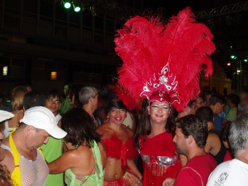 Carnaval do Roma, antigo bar que funcionou na Avenida Hercílio Luz