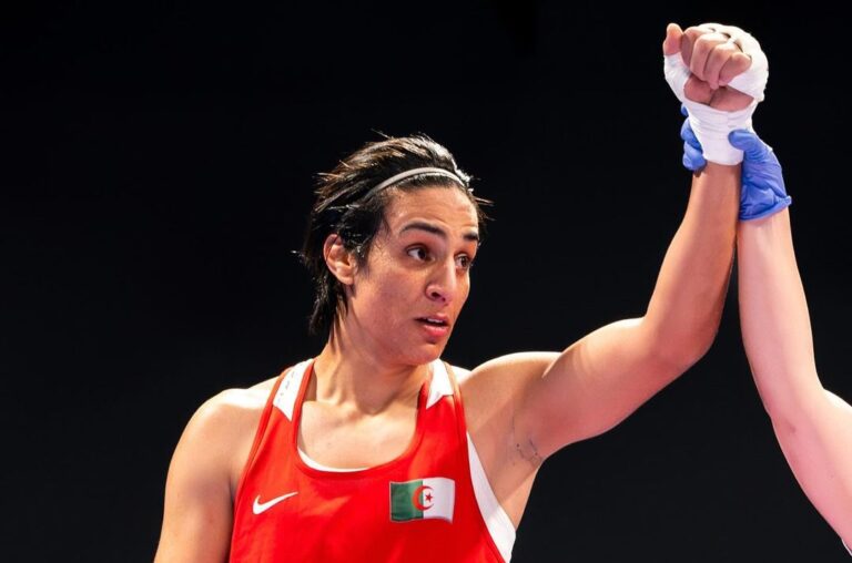 Atleta de boxe Imane Khelif venceu a disputa após desistência da adversária italiana nas Olimpíadas de Paris - Foto: Instagram/Reprodução/Floripa.LGBT