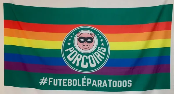 Porcoíris, torcida LGBTQ+ do Palmeiras, é a maior torcida LGBT+ do Brasil, segundo levantamento