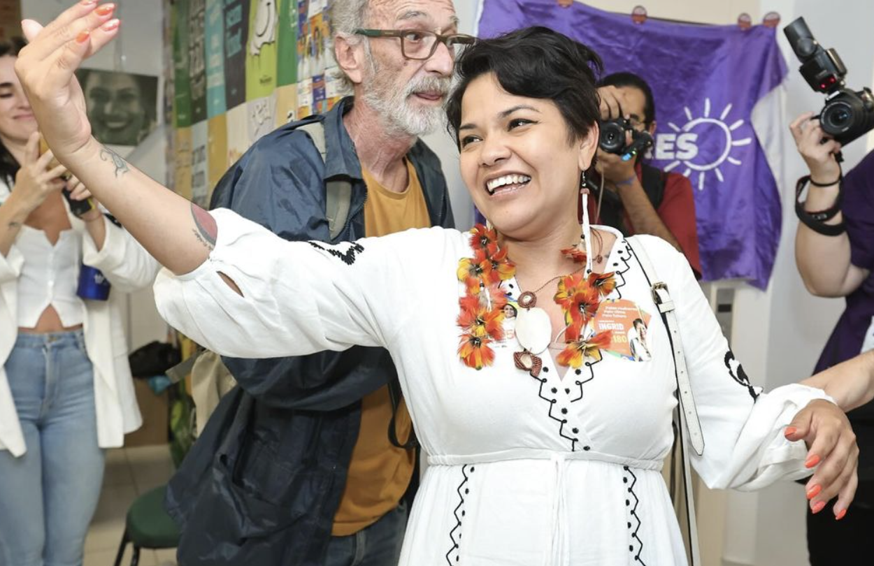 Ingrid Sateré Mawé é a primeira vereadora indígena eleita em Florianópolis