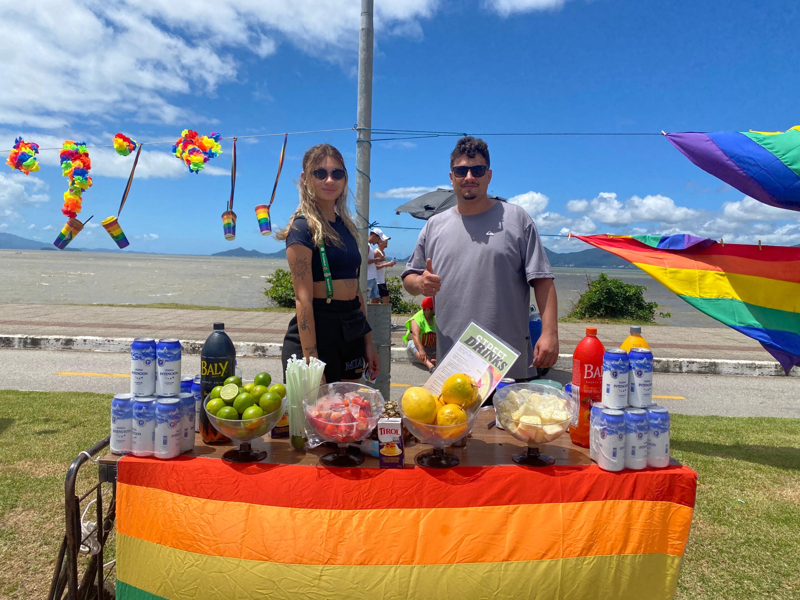 ambulantes na parada lgbti floripa