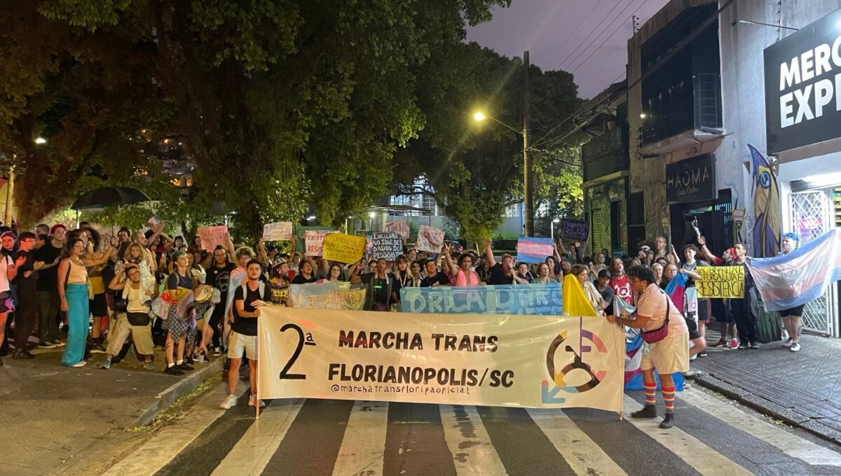 3ª Marcha Trans de Florianópolis celebra dia da visibilidade trans