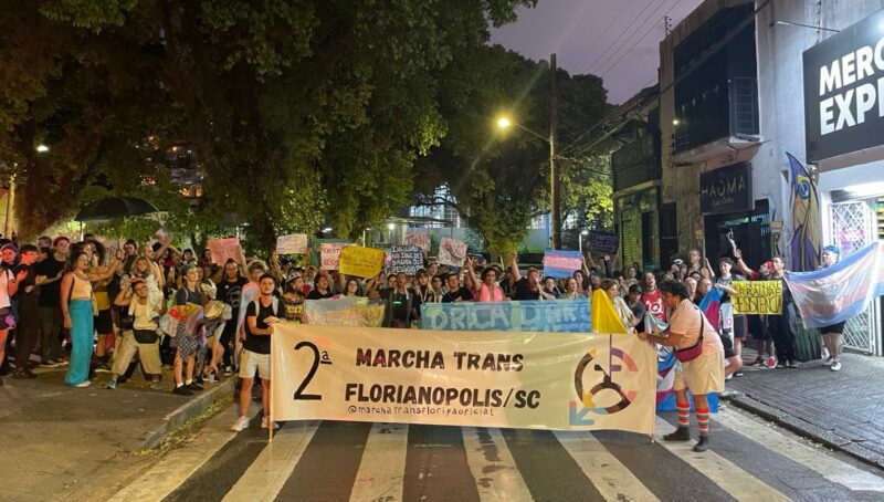 3ª edição da Marcha Trans de Florianópolis celebra o mês da visibilidade trans; veja a programação