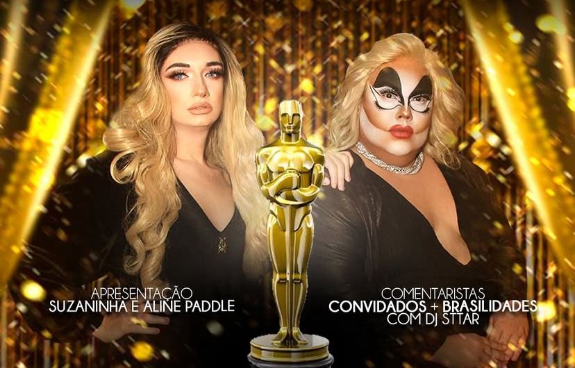 Florianópolis tem noite de gala com Suzaninha e Aline Paddle no Berlin by Cité para assistir ao Oscar 2025 - Imagem: Reprodução/ Floripa.LGBT