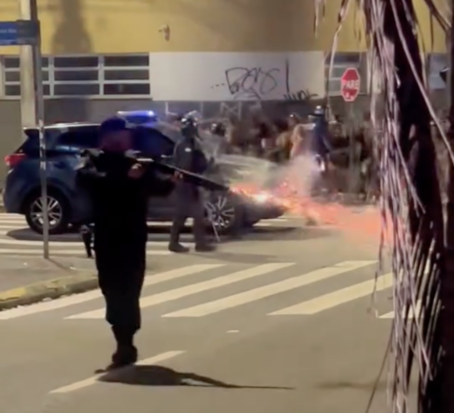 Repressão policial no Centro-leste durante Carnaval