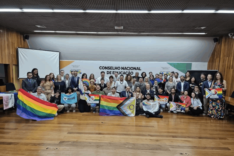 A pesquisa sobre bullying nas escolas foi divulgada no dia 16 no Conselho Nacional de Educação – Foto: Divulgação/Floripa.LGBT