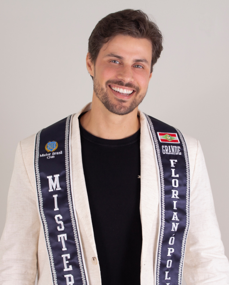 Agora Mister Internacional, Rodrigo D’Soni foi o representante de Grande Florianópolis – Foto: Mister Brasil CNB/Divulgação/Floripa.LGBT+