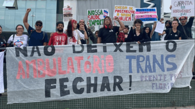 A Frente Trans Floripa une coletivos e ativistas trans de Florianópolis para fortalecimento de pautas – Foto: Frente Trans Floripa/Divulgação/Floripa.LGBT