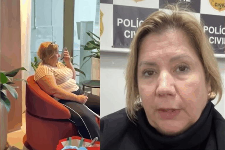 Um dia após ter sido liberada de prisão preventiva, mulher é gravada cometendo novamente ataques e crimes de homofobia - Foto: Reprodução/Instagram/Floripa.LGBT