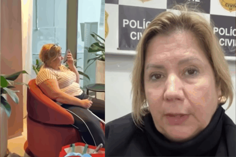 Um dia após ter sido liberada de prisão preventiva, mulher é gravada cometendo novamente ataques e crimes de homofobia - Foto: Reprodução/Instagram/Floripa.LGBT