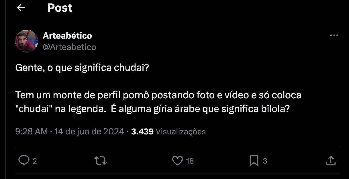 Chudai: entenda o que significa o termo que está dominando o X/Twitter o que significa o termo chudai no x twitter