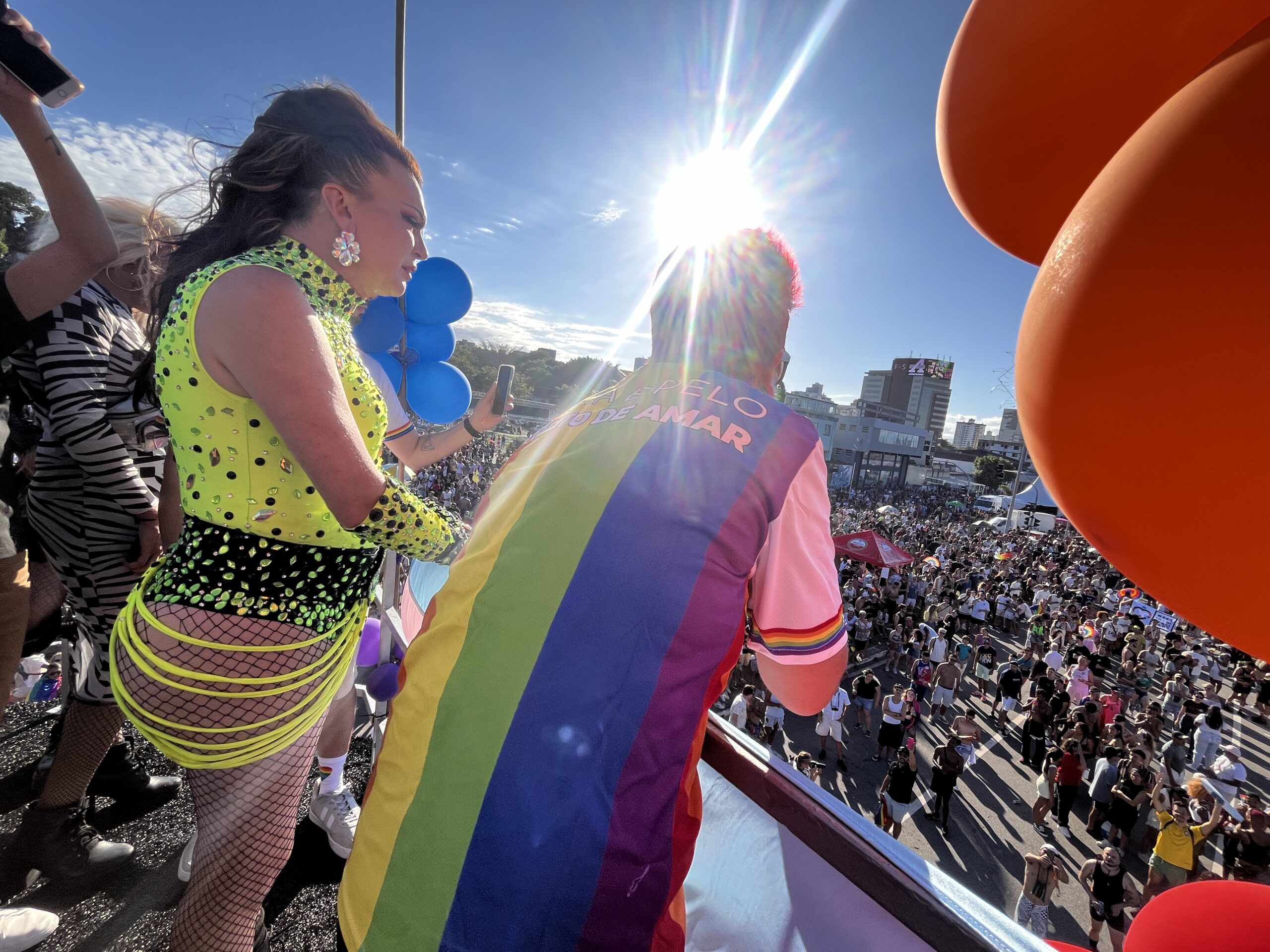 Selma Light é uma das lideranças LGBT+ de Florianópolis que atua na organização da Parada LGBTI+ de Florianópolis - Foto Lêo Russo