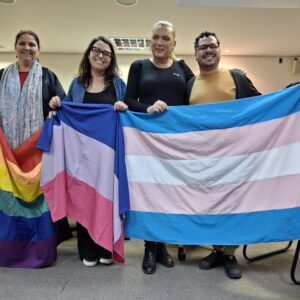 Além de Selma, Conselho LGBTI+ de Florianópolis tem Marília (Gapa), Patricia (Ipref) e Bruno (Instituto Arco-Íris) na mesa diretora