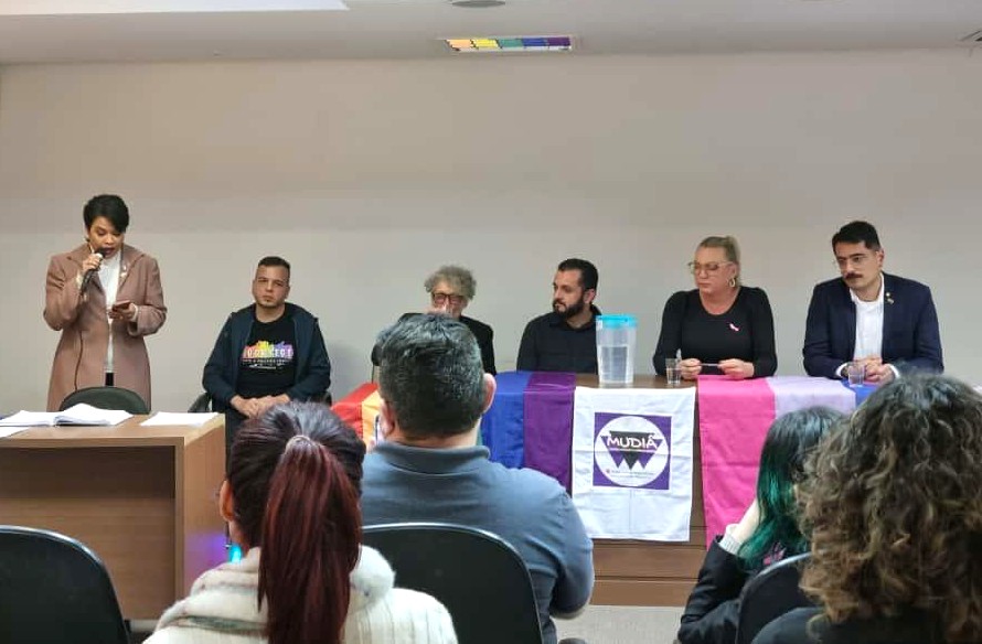 A solenidade de posse da nova gestão do Conselho LGBT+ aconteceu na última terça-feira (7)